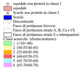 I limiti previsti per aree di classe IV sono: Valori limite di emissione Leq in db (A) in db Diurno Notturno IV Aree di intensa attività umana 60 50 Valori