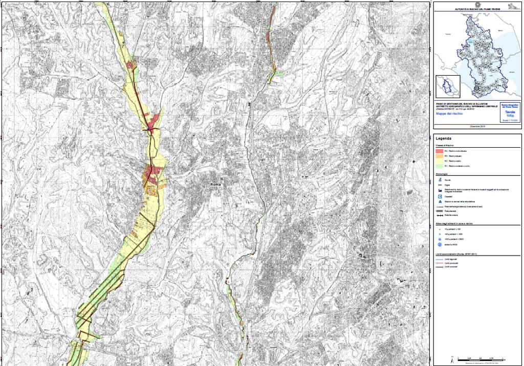 Le mappe di pericolosità e rischio sono state presentate al Comitato Istituzionale nel dicembre 2013con modifiche