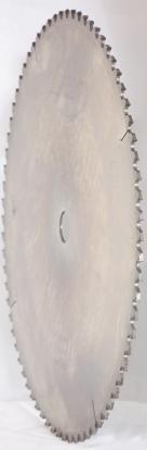 ART. Lama circolare per sezionatrice in P. Costruzione con denti piani/trapezio. Circular saw blade for panal saw machine.made with flat + trapezoidal diamond tips. /Art.