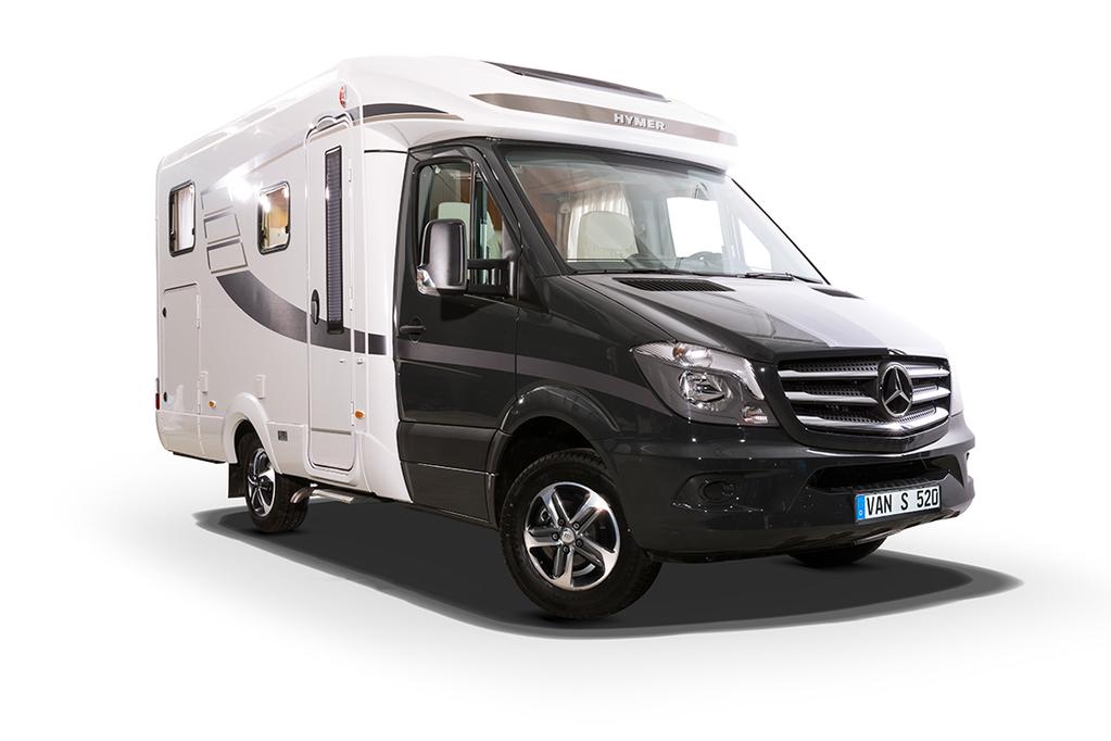 HYMER Van S Caratteristiche peculiari Il motorcaravan semintegrale HYMER Van S è sinonimo di piacere di guida, manovrabilità e soprattutto flessibilità.