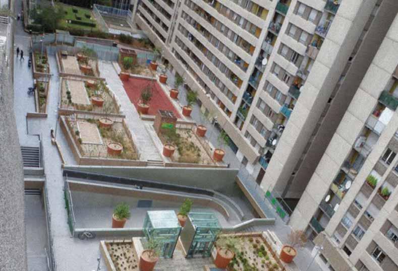 Giardino pensile Boulogne (Parigi - Francia) Iglu green roof è un sistema a grande valenza ambientale contro la continua cementifi cazione delle nostre città