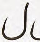 Very resistant spade hook designed to fish large-sized fishes using seeds, pellets, corn and alive baits.