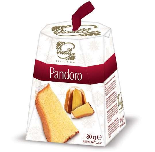 Pandorino Astucciato Mini Pandoro in Astuccio 100% Burro. Small Pandoro 100% Butter - Box.