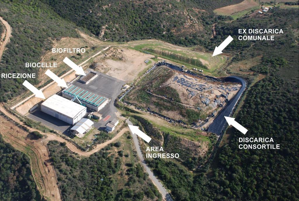 1.2 Stato attuale dell impianto di trattamento di Zimmioni L impianto è stato realizzato dalla Provincia di Cagliari tra il 2004-2006 nell area di ubicazione della discarica controllata consortile
