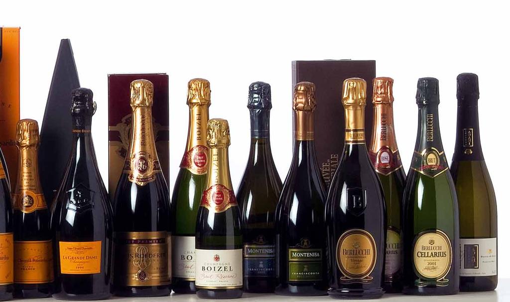 086. Veuve Cliquot Sanpietroburg o 087. Veuve Cliquot Sanpietroburg o Baby 088. La Gran Dame Veuve Cliquot 089. Roederer Brut 090. Boizel 091. Boizel Baby 092. Montenisa Brut Antinori 093.