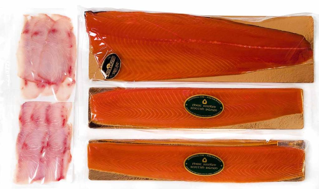 029. Pesce spada affumicato gr. 150 ca. 030. Salmone scozzese affumicato preaffettato kg. 1 ca.