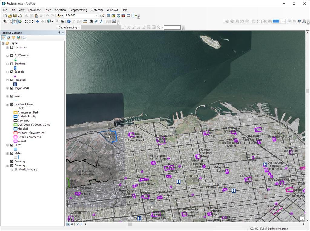 COME LAVORA UN GIS Gestisce insiemi di elementi e attributi come layers -> insieme di elementi geografici della stessa tipologia logica