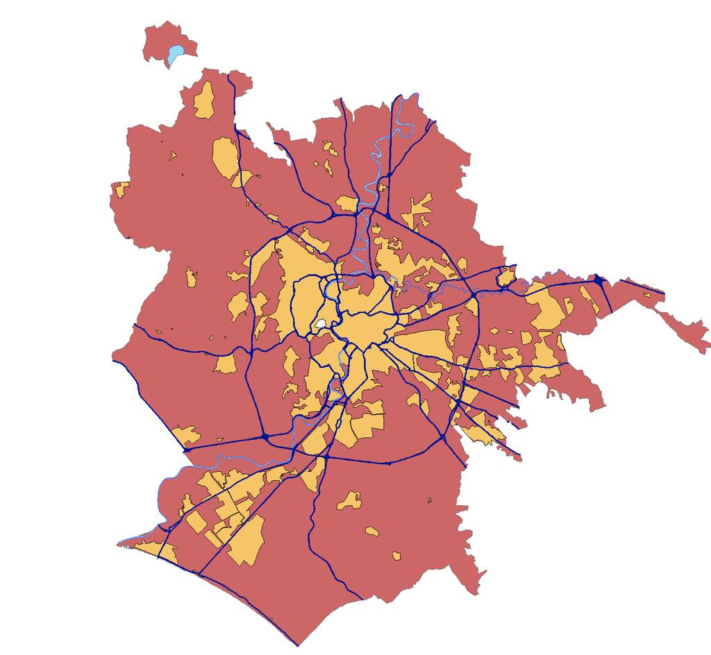 LE TIPOLOGIE DI DATI GIS Database alfanumerici Esempio: Comune di Roma