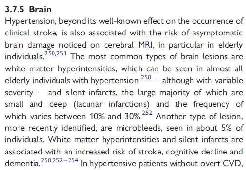 White matter hyperintensities and silent infarcts are associated