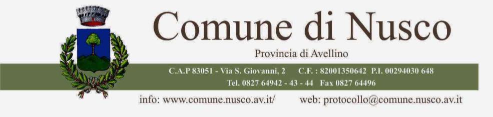 Sito web Ufficiale : www.comune.nusco.gov.