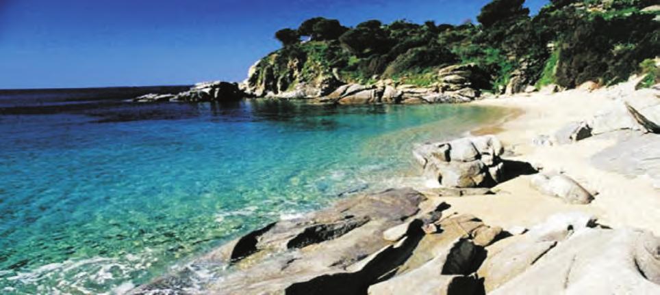 boccaglio, ci faremo affascinare da un fondo cristallino. Dopo pranzo veleggiamo in direzione di Lacona dove passeremo la notte in rada nella più bella spiaggia di questo versante dell'isola.