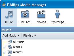 Buona visione! A Condividere il contenuto con un computer 1. Fare clic su Start.. Fare clic su Programmi, O - su Tutti i Programmi.. Fare clic su Philips Media Manager. 4.