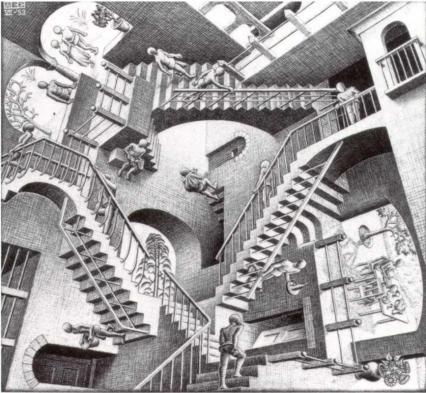 A.A. 2010-2011 Corsi di Laboratorio CAD Elementi di Disegno e Rappresentazione del Territorio docente Giuseppe Modica Maurits Cornelis Escher, Relatività (1953) 1 Elaborati del disegno EDIFICI RURALI