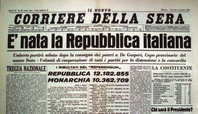 In Italia il popolo partecipa al potere supremo, di norma indirettamente, per mezzo dei propri rappresentanti che elegge, o direttamente, per mezzo del referendum, e