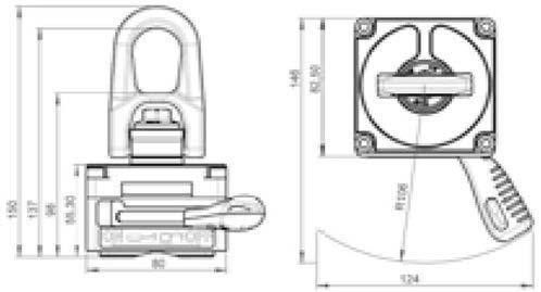 Solleva tubi con un diametro da 25 a 200 mm; Prestazioni eccezionali su materiali con spessori sottili (già a 1 mm); Golfare a 360 + 180 per il sollevamento trasversale; Base in acciaio temprato con