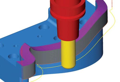 Tutti i percorsi utensile sono sottoposti al control lo collisioni ed offrono per questo il massimo della sicurezza.