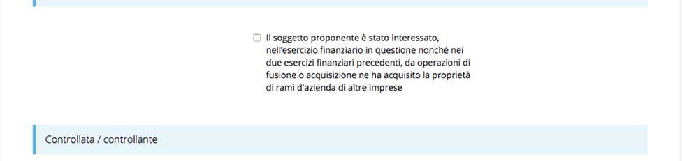 4.5 Questionario: Soggetti, anche indirettamente, controllati In questa sezione è