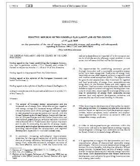 Il processo normativo di regolamentazione delle rinnovabili Direttiva 2009/28/CE PAN Piano di