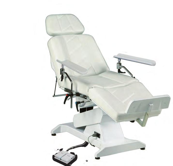 HEMO line The Hemo line is comprised of a range of multi-function treatment chairs specifically designed for