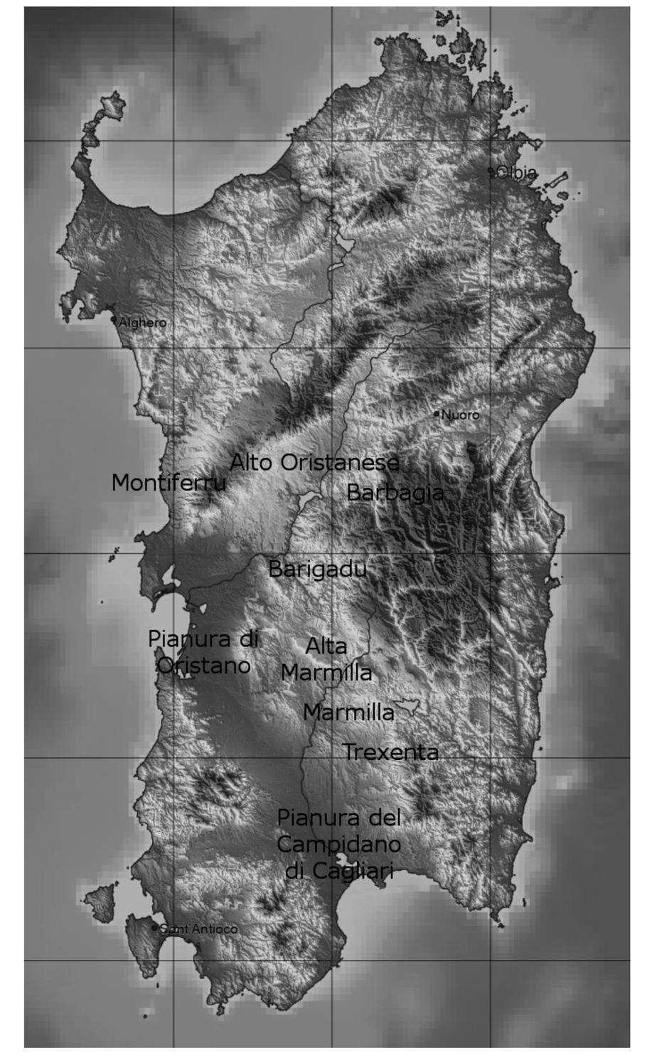 geografiche della Sardegna durante tutto il periodo di lattazione dell anno 2012.