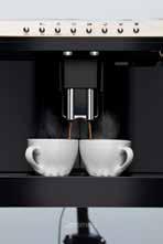 È possibile utilizzare caffè già macinato o in grani con grado di macinatura regolabile. L accensione è programmabile per avere la macchina già in temperatura a orari stabiliti.