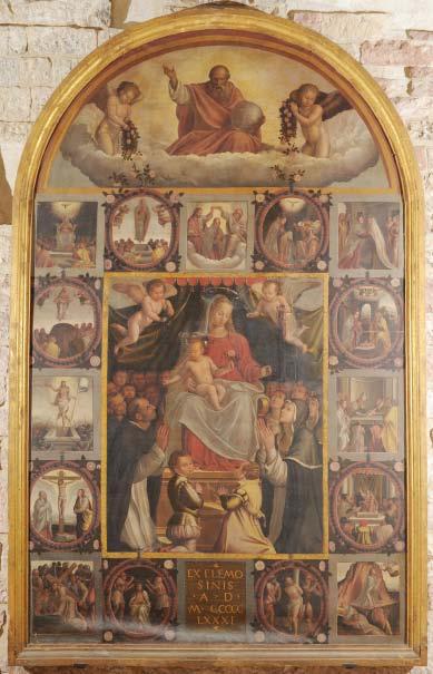 Lorenzo Doni (attr.) Madonna del Rosario sec.