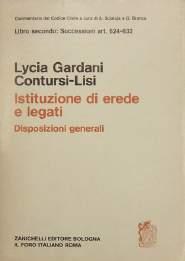 1372-1405, 1993, Libro IV - Delle obbligazioni, pp. XXXI + 388, br.edit. con sovraccoperta. 85 (cod. 24528) 72. Gardani Contursi Lisi Lycia, Delle donazioni. Art.