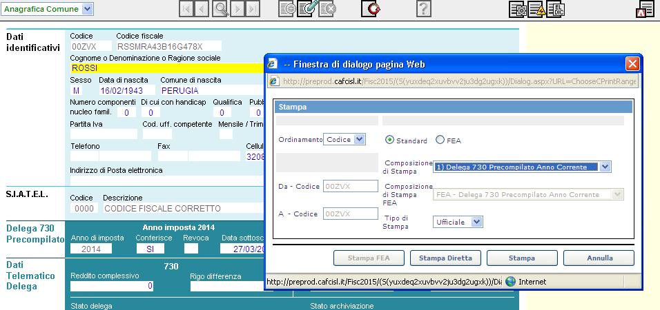 Se non si e ancora in possesso della Delega firmata e