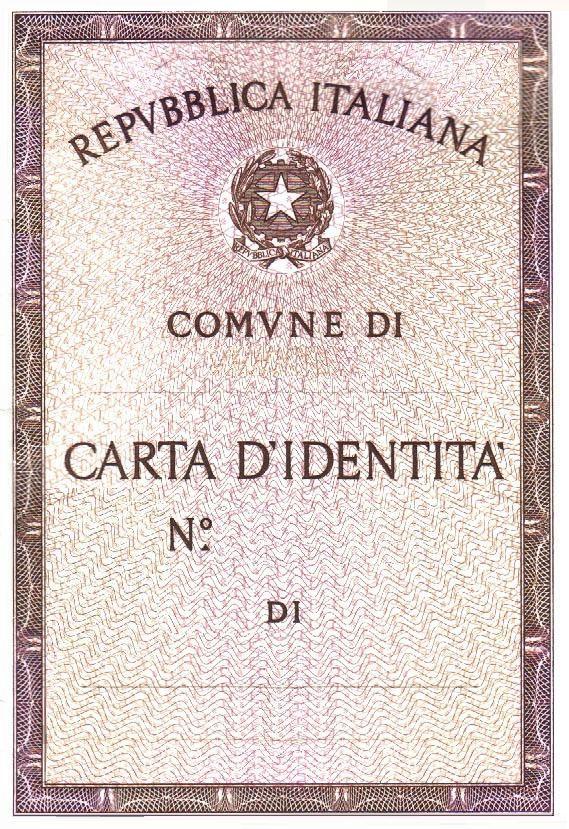 Carta d identità cartacea Dal momento in cui il Comune rilascerà il nuovo documento elettronico, non
