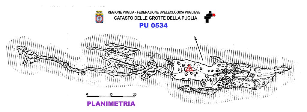 14. RILIEVO TOPOGRAFICO 534 Grotta di Foggia Nuova MARTINA FRANCA Taranto N.