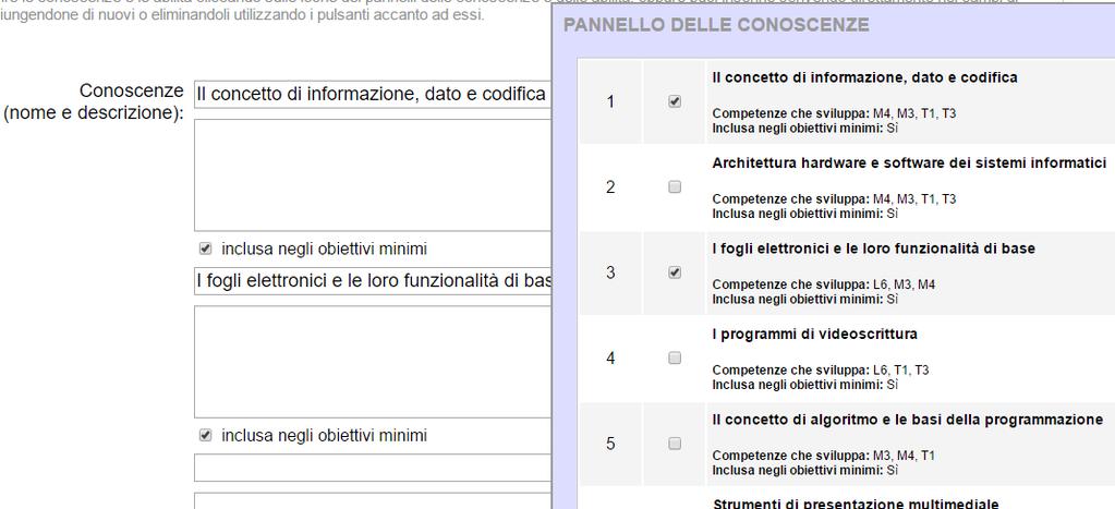 Programmazione disciplinare: modifica modulo oppure possono