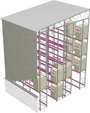 IRON REX, grazie alla sua innovativa concezione strutturale, che consente un alta capacità dissipativa dell energia sismica, costituisce la scelta ottimale per gli impianti autoportanti ubicati in