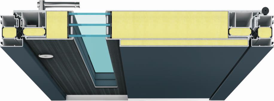 inox 3 - LASTRE DI VETRO TERMOISOLANTE con sistema a bordo caldo (U=0,5 W/mK) in combinazione con motivi o vetri ornamentali 3 CERNIERE DI SICUREZZA a 3 ali registrabili con elegante ROSETTA ESTERNA