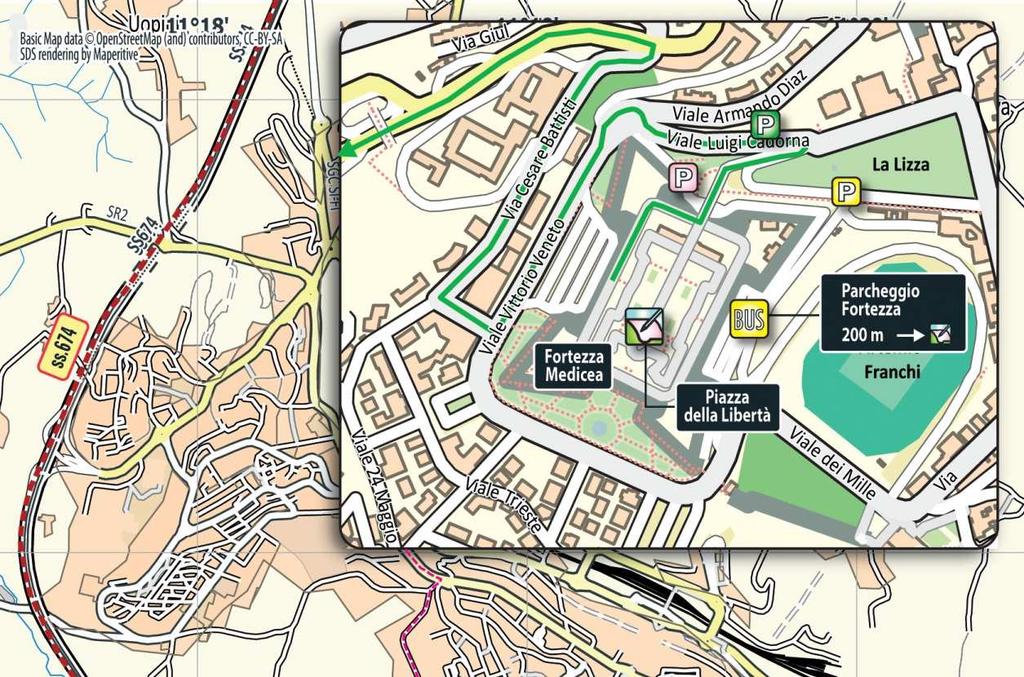 START/ PARTENZA SIENA FORTEZZA MEDICEA PIAZZALE DELLA LIBERTA WOMEN RACE 8.00-9.10 am Start meeting point - Signature Check 9.