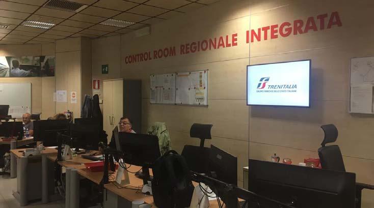 Presenza sul territorio 1 Unità di crisi centrale 16 Control Room Regionali 6500 Treni giorno Torino Genova Trieste Venezia Bologna Ancona Firenze