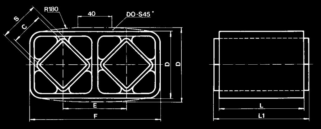 TIPO DO-S 0.3 C D E F S Coppia M [Nm] per <) α Peso [n ] [mm] 5 10 15 20 25 30 [kg] 01 051 001 DO-S 15 x 25 25 30 11 +0.25 0.1 28 ±0.15 25.5 53.5 ±0.2 15 0.7 1.6 2.6 4.0 5.7 8.2 0.