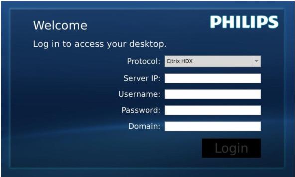 3. Firmware della base per monitor su cloud 2. Login widget (Widget di login) Etichetta Protocol (Protocollo) Server IP (IP server) Username Password Domain (Dominio) Login 3.