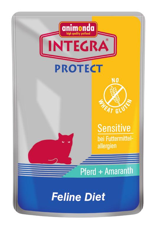 INTEGRA Protect SENSITIVE Alimentazione completa per gatti che soffrono di intolleranze e allergie agli alimenti Assistiamo ogni giorno ad un preoccupante incremento di casi di sensibilità alimentare