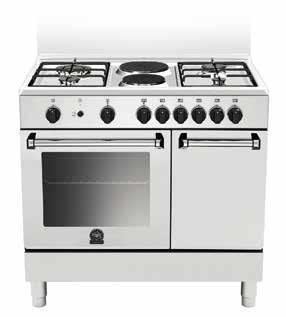 30 Bertazzoni La Germania CUCINE - serie americana 31 90x60 cm forno Gas Ventilato, vano stipetto AMN905GEVPXE 90x60 cm forno Elettrico Multifunzione, vano stipetto AMN905MFEPXE 80x50 cm forno