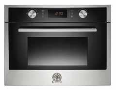 ottone comandi laterali P9101H9XT vetro nero con cornice in acciaio inox volume forno 44lt classe energetica a display con programmatore