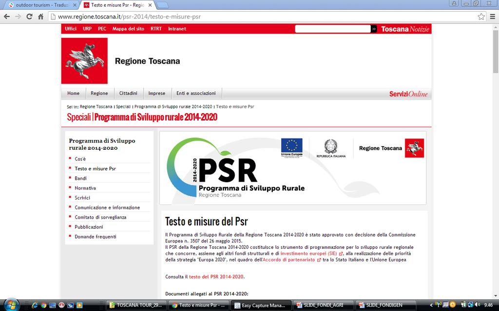 9 IL PSR TOSCANA