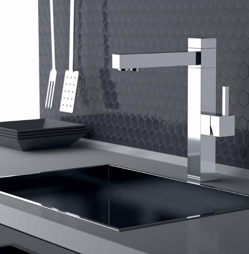 ELEGANT KITCHEN RUBINETTO ELETTRONICO PER ACQUA DEPURATA - Design e tecnologia acquistano rilievo anche nei modelli dedicati all acqua depurata.