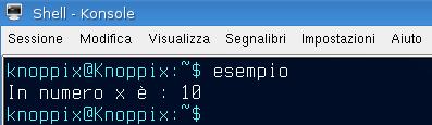 printf Esempio: