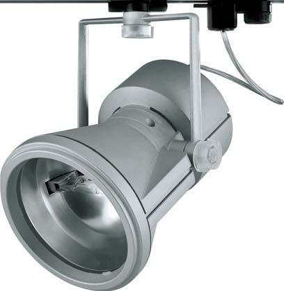 Floodlights for metal halide lamps with electronic