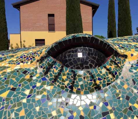 NEL GIARDINO DEL GIGANTE, UN MOSAICO DI FORME E COLORI Scuola Primaria (Classi 4^- 5^) approccio alla tecnica di realizzazione del parco: il mosaico ceramico sviluppo delle abilità pratiche dov è il