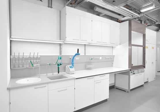 100 m² Tipo di laboratorio: laboratori per scienze biologiche molecolari Dotazione: ali