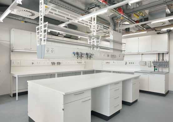 500 m² Tipo di laboratorio: Laboratori di ricerca nel settore bio-farmaceutico Architetto: Herzog &