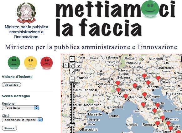 Valuto la PA Il cittadino partecipa attivamente attraverso una sezione in cui è possibile: valutare la