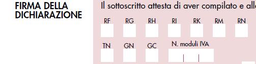 Integrativa a sfavore Esempio Il contribuente deve indicare nel quadro RF una variazione