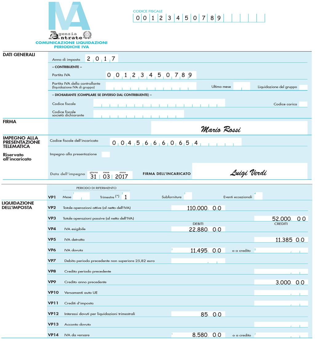 Comunicazione liquidazioni periodiche Iva Nel nuovo modello previsto per la comunicazione delle liquidazioni periodiche Iva il contribuente deve indicare i dati contabili riepilogativi delle